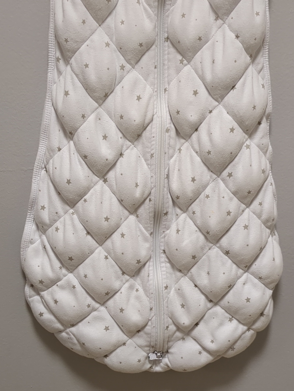 Dreamland Baby Dream Weighted Sleep Sack Quilted White 100% Cotton 6–12 Months - Picture 3 of 10
